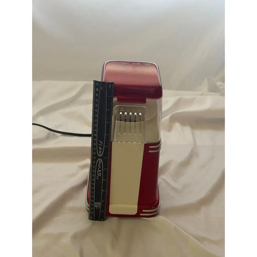 Nostalgia Electrics Mini Retro Popcorn Maker RHP310 Red Hot Air Popper 1950s